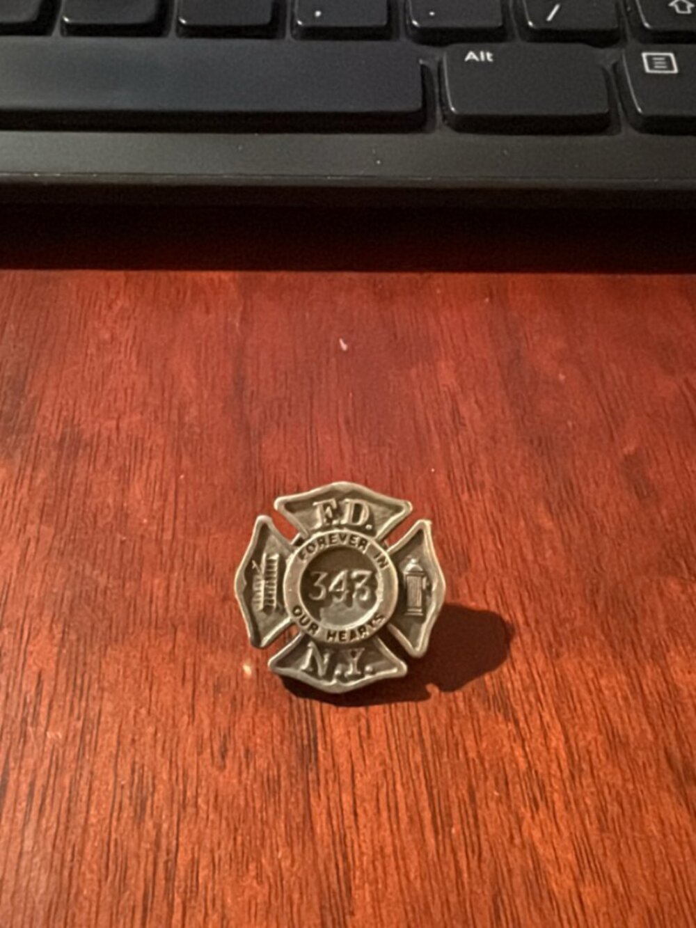FDNY 343 Memorial Pin – Forever in Our Hearts